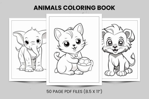 Download Animal Coloring Book Set for Children - Premium Bundle